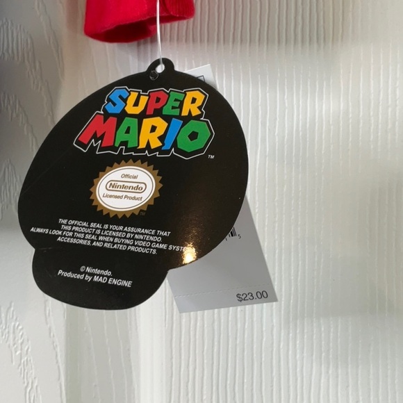 Seven Times Six Super Mario Boy's Long Sleeve Zip Up Hoodie Multicolored Size XS - Picture 6 of 9